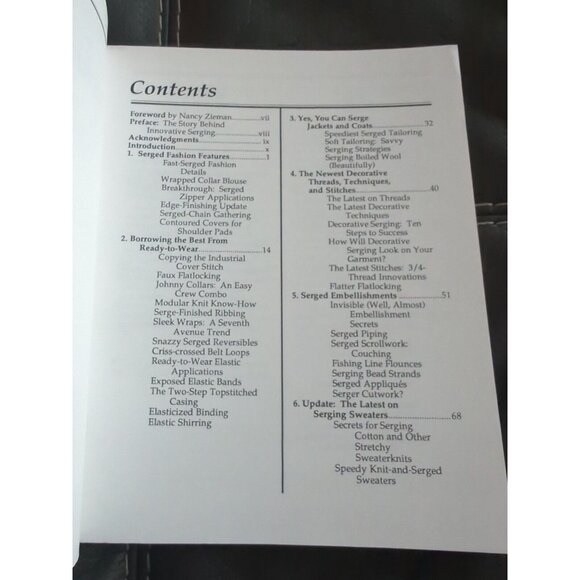 Innovative Serging: The Newest, Best, and Fastest Techniques for Overlock 1989 - Picture 2 of 4